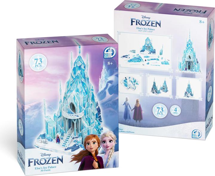 Immagine prodotto Disney Frozen - Puzzle 3 D del Castello del Palazzo di Ghiaccio 77 pezzi (51020) (77 pezzi)