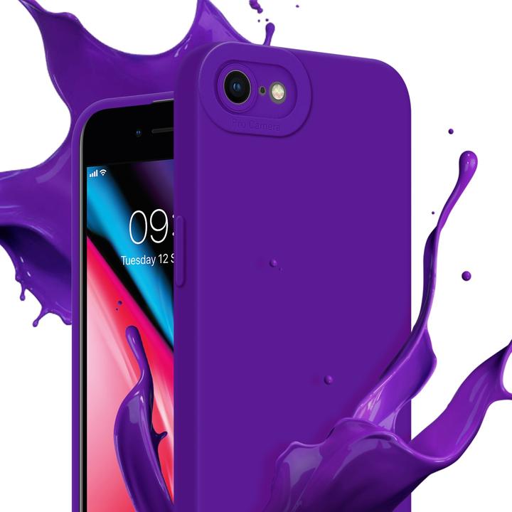 Actual product image Cadorabo Case for Apple iPhone 7 / 7S / 8 / SE 2020 in TPU Fluid LM162 Style (Apple iPhone 7, Apple iPhone SE (2nd Gen))
