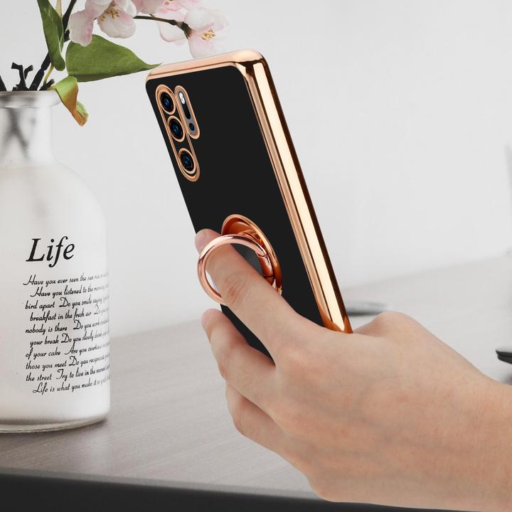 Produktbild Cadorabo Hülle für Huawei P30 PRO im TPU mit Kameraschutz und Ring LM089 Style (Huawei P30 Pro)