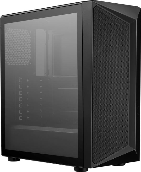 Actual product image Cooler Master CMP 510 ARGB MIDI TOWER CASE WITH WINDOW + MWE V2 230 V 650 W 80+ BRONZE POWER SUPPLY UNIT (ATX, mATX, Mini-ITX)