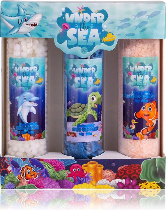 Image du produit Accentra Coffret de bain UNDER THE SEA, comprenant 50 g de sel de bain moussant, 30 g de caviar de bain, 10 (Set soin capillaire)