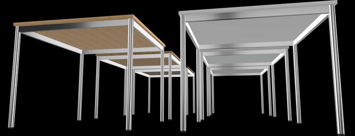 Immagine prodotto Dietiker Tavolo da riunione Atos I (900 x 900 x 749 mm)