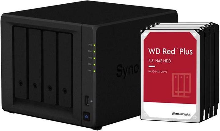 Synology DS920+ (4 x 8 TB, WD Red Plus)