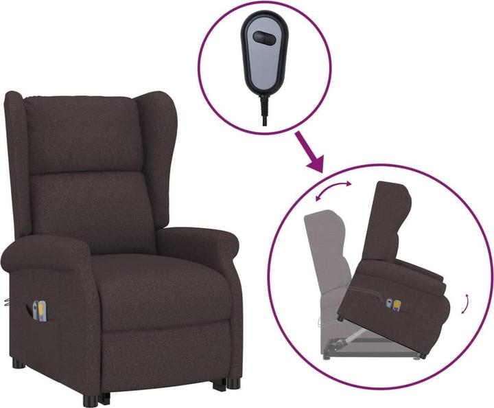 Actual product image VidaXL Elektrischer Massagestuhl