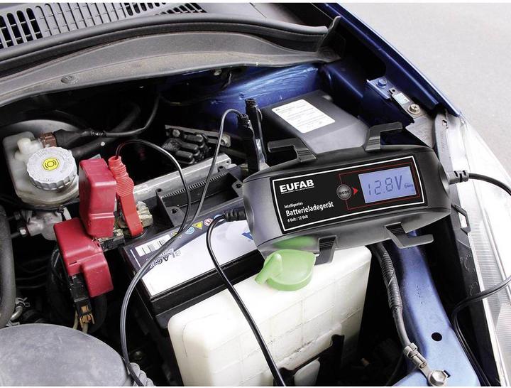Actual product image Eufab Automatic charger (12V, 24V, 4 A)