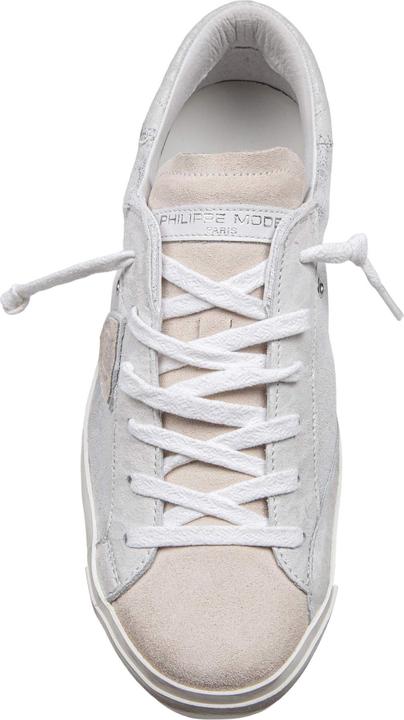 Produktbild Philippe Model sneakers prsx low in laminated leather silver (39)