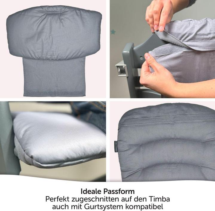 Actual product image La Loona LaLoona seat reducer for highchairs Seat cushion / highchair pad for bebeconfort Timba