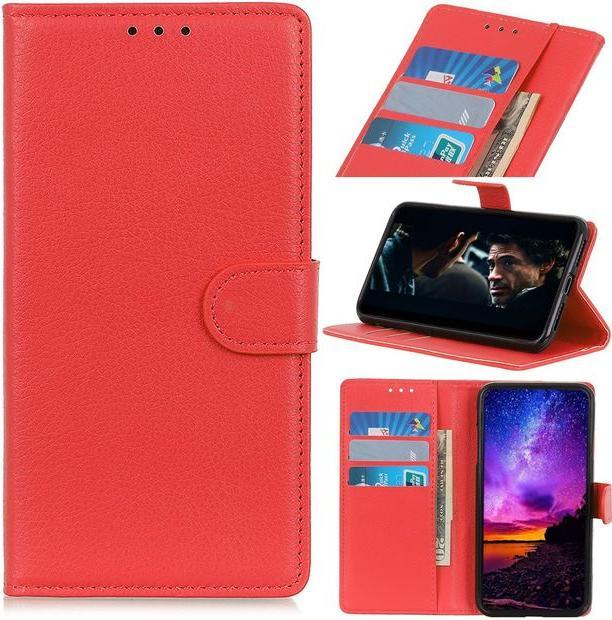 Produktbild MU Classic Litchi Leder Bookcover Series (Motorola One Fusion+)