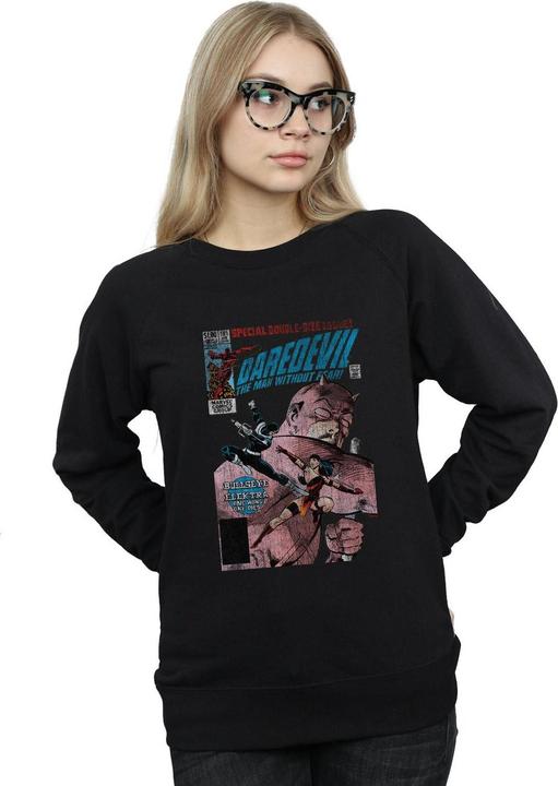 Immagine prodotto Daredevil Distressed Bullseye Vs Elektra Cover Felpa Donna (XL)