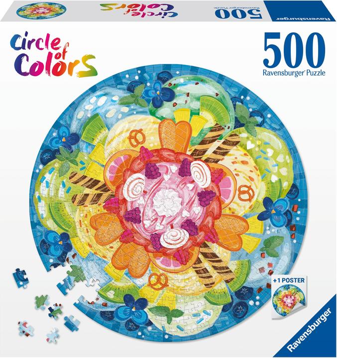 Image du produit Ravensburger Circle of Colors Ice Cream (500 pièces)