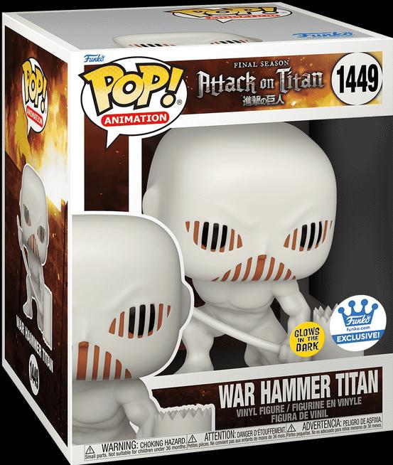 Immagine prodotto Funko POP! L'Attaque des Titans (Season 4) War Hammer Titan 15cm Exclusive Phosphorescente