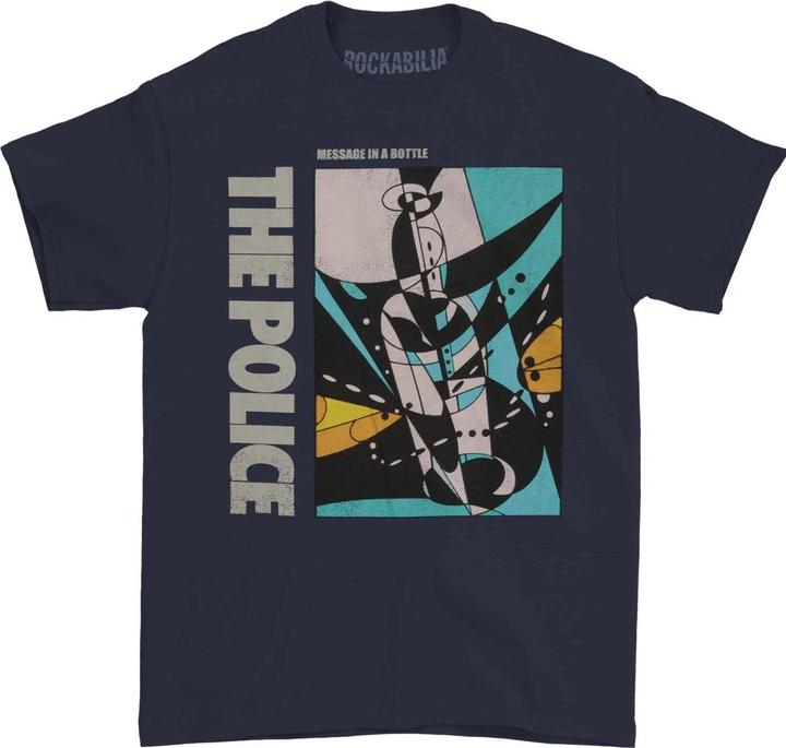 Actual product image Universal Textiles Unisex Adult Message In A Bottle Cotton T-Shirt (XXL)