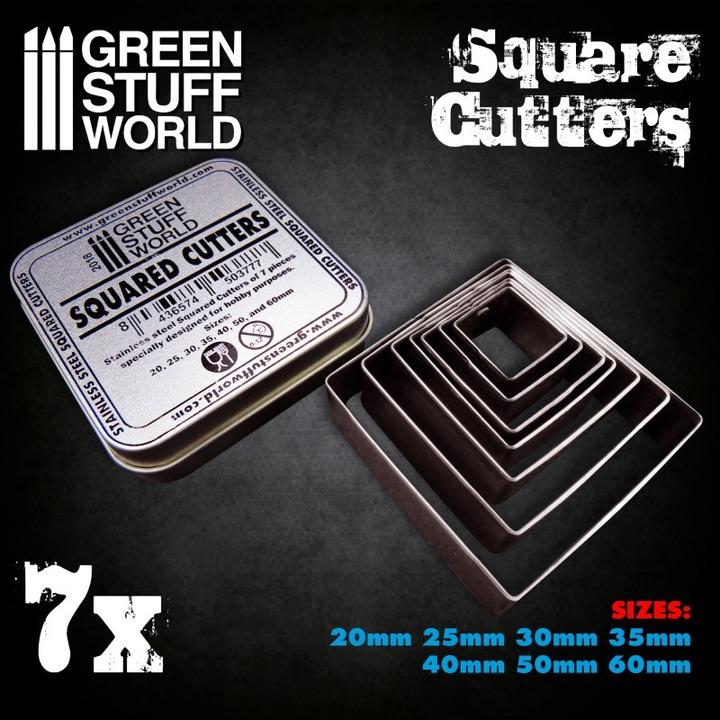 Image du produit Green Stuff World Cutters carrés pour bases