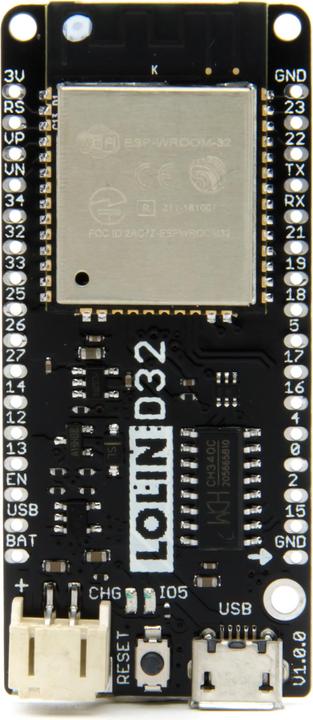 Actual product image Purecrea LOLIN D32 ESP32 Board 4 MB FLASH