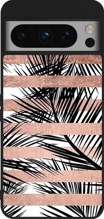 Immagine prodotto PhoneLook Coque Silicone rigide noir Palme a strisce d'oro (Google Pixel 8 Pro)