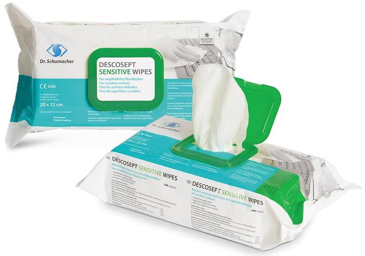 Actual product image Dr. Schumacher Disinfectant wipes