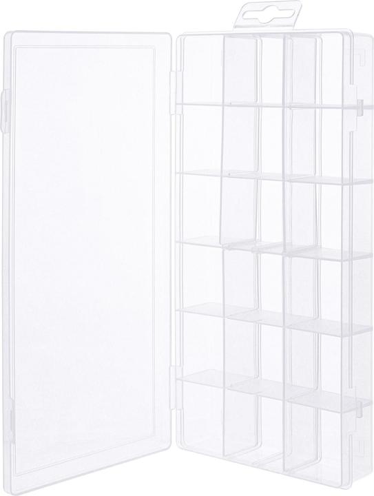 Immagine prodotto InLine Scatola per minuteria, 18 scomparti, dimensioni: 207x110x27mm, arancione