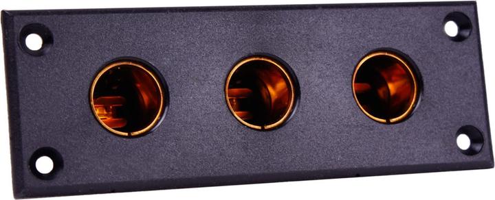 Actual product image Philippi Built-in triple socket outlet 12 / 24 V