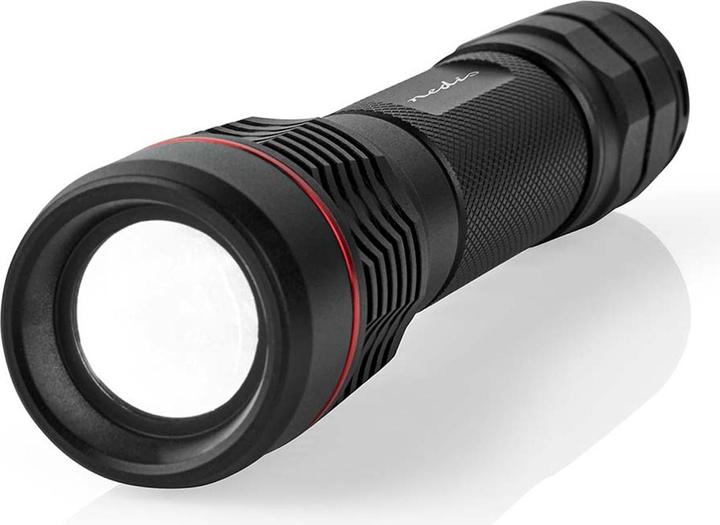 Nedis LED-Taschenlampe, Vollmetallgehäuse, IPX7, 200 Meter Leuchtweite (3.40 cm, 1000 lm)
