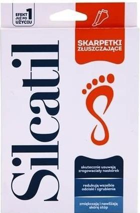 Actual product image Silcatil Foot Exfoliating Socks 1 (Foot deodorant & powder)
