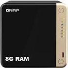 Actual product image Origin Storage 4-Bay desktop NAS Intel Celeron N5095 quad-core 8 GB onboard not expandable 4 x 3.5/2.5in SATA 6Gb/s