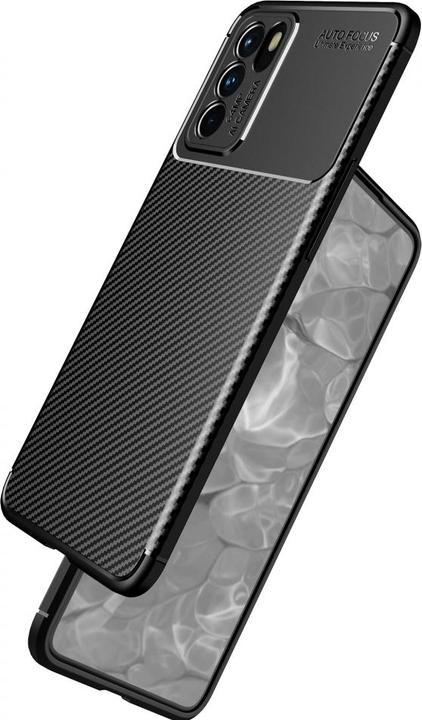 Produktbild Screenguard Oppo Reno6 5G Hülle Carbon Design TPU Case (Oppo Reno 6 5G)
