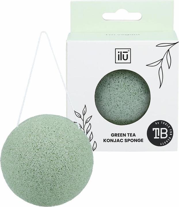 Produktbild Tools for Beauty T4B Ilu Konjac Makeup Sponge with Cord - Green