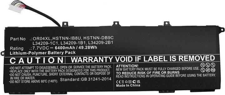 Actual product image CoreParts Battery for HP Notebook (6700 mAh)