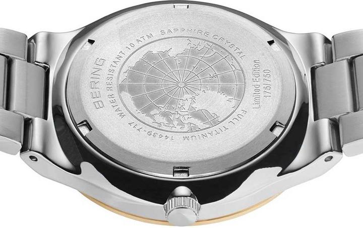 Image du produit Bering 14439-717 Montre Homme Titanium Solar 39mm 10ATM