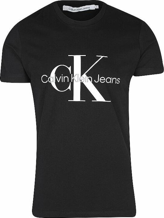 Produktbild Calvin Klein Jeans Jeans Herren T-Shirt Kurzarm Core Monologo Slim Fit, Schwarz (Ck Black), XL (XL)