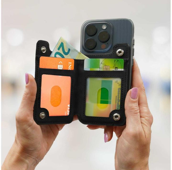 Image du produit 4smarts Portefeuille magnétique Compact Caddy (Apple iPhone 13 Pro Max, Apple iPhone 15 Pro, Apple iPhone 14 Pro Max, Apple iPhone 12 Pro Max, Apple iPhone 15 Pro Max)