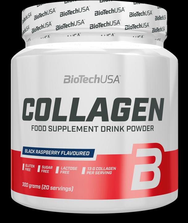 Biotech USA BioTech Collagen 300g Black Raspberry (1 Stück, Pulver, 300 g)