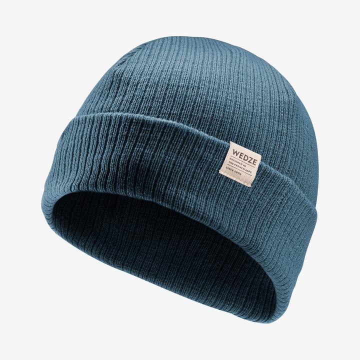Wedze Skimütze Erwachsene - Fisherman blau (One Size)