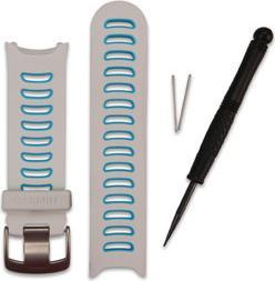 Garmin Ersatzarmband Forerunner 610 weiss/blau (Silikon)