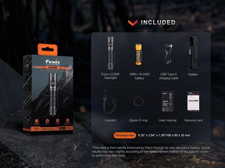 Image du produit Fenix LD30R (12.90 cm, 1700 lm)