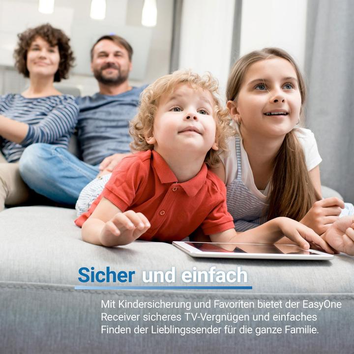 Produktbild Sky Vision SET-ONE EasyOne 740 HD IR HDTV DVB-T2 Receiver mit freenet TV (DVB-T, DVB-T2, CI+-Schacht)