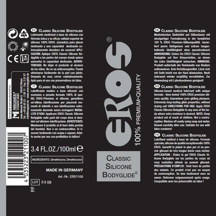 Productafbeelding Eros Klassieke Silicone Bodyglide (100 ml)