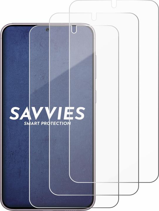 Immagine prodotto Savvies Protezione dello schermo in vetro blindato (3 Pezzo/i, Samsung Galaxy S23+)