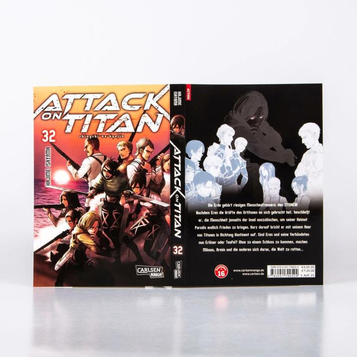 Actual product image Attack on Titan 32 (German, Hajime Isayama, 2021)