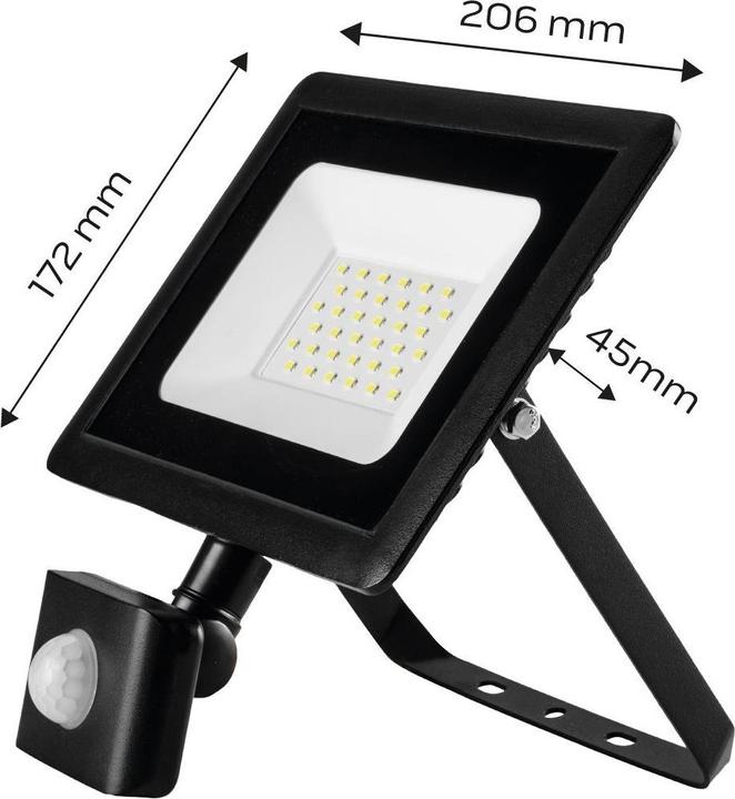 Produktbild Neo Strahler mit Bewegungssensor (Strahler mit Bewegungssensor SMD 30W 2400 lm 230V) (2400 lm, IP66)