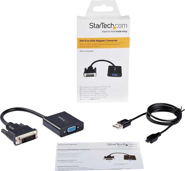 Produktbild StarTech DVI-D – VGA (DVI, 1.50 cm)