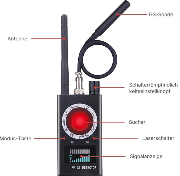 Image du produit Hermex K18 Détecteur anti-surveillance