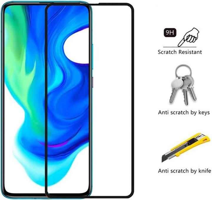 Produktbild Screenguard Xiaomi Poco F2 Pro Full Screen Panzerglas Schutzfolie 2.5D 9H (1 Stück, Xiaomi Poco F2 Pro)