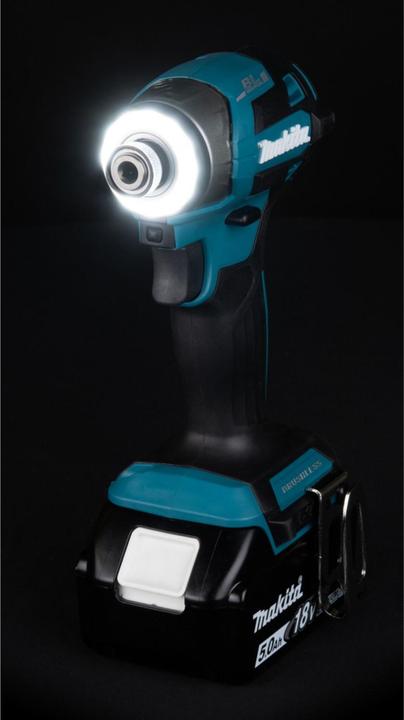 Produktbild Shots Makita DTD 173 RTJ Akku Schlagschrauber 18 V 180 Nm 1/4“ Brushless + 2x Akku 5,0 Ah + Ladegerät + (Akkubetrieb)