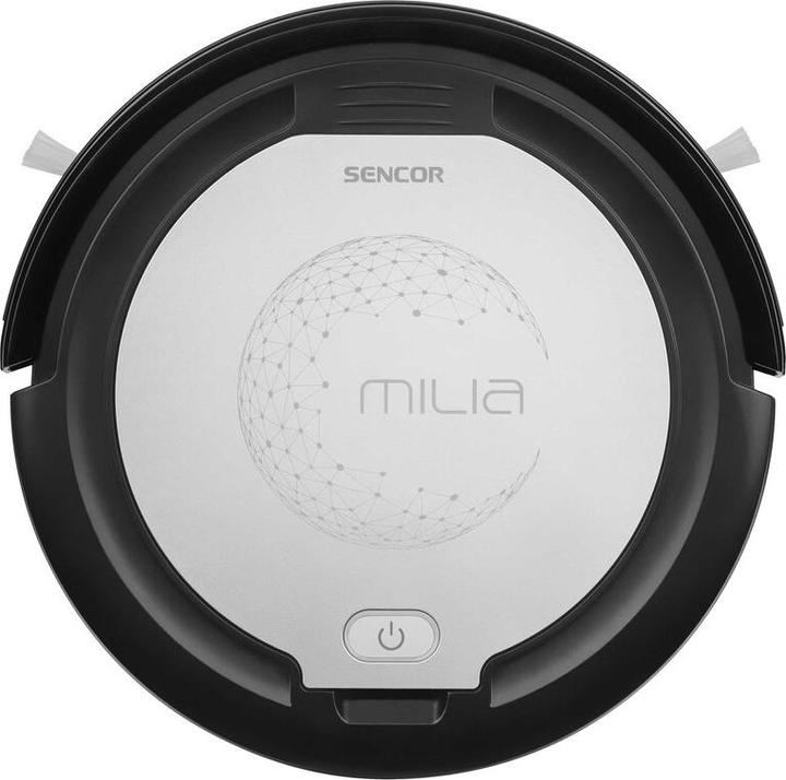 Image du produit Sencor SRV 1000SL robot vacuum 0.2 L Bagless Black, Silver (Robot d'aspiration et de nettoyage)