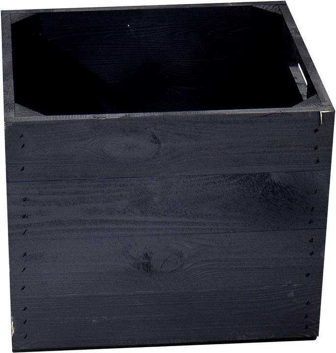 Image du produit Holz Zollhaus Boîte de rangement Vintage Black 33 x 38 cm (32.5 x 32.5 x 37.5 cm, 39.61 l)
