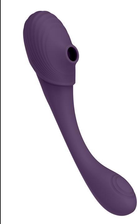 Actual product image Shots Double Ended Pulse Wave Air-Wave Bendable Vibrator