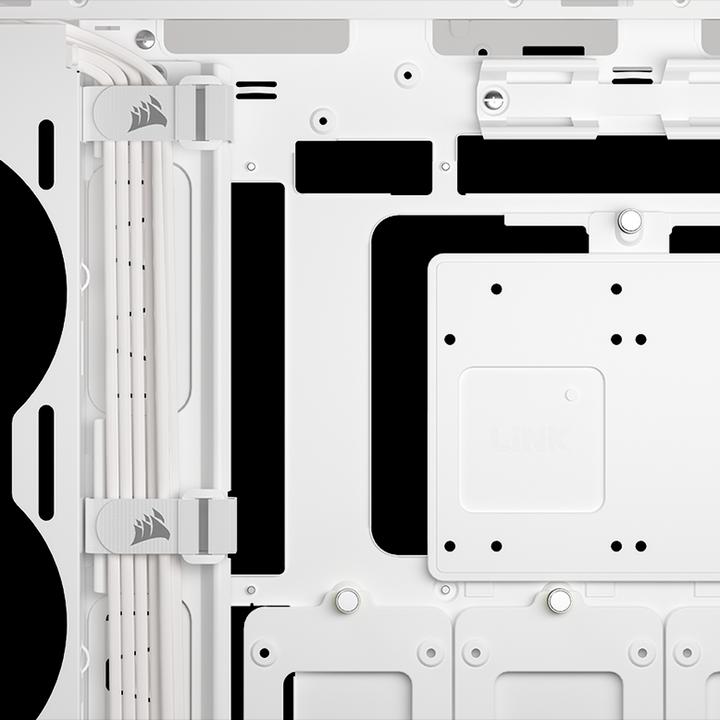 Produktbild Corsair Geh Midi 5000T (Tempered Glass) White (mATX, E-ATX, Mini-ITX, ATX)