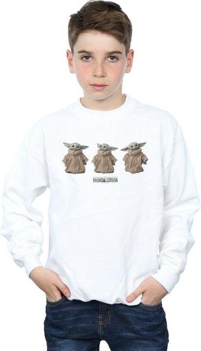 Actual product image Star Wars Boys The Mandalorian The Child Poses Sweatshirt (152, 158)