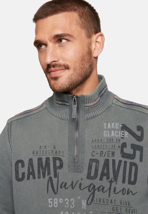 Produktbild Camp David Pullover Strickpullover Troyer (M)